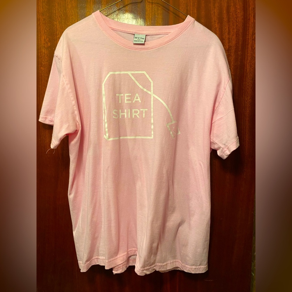Pink “Tea” Shirt